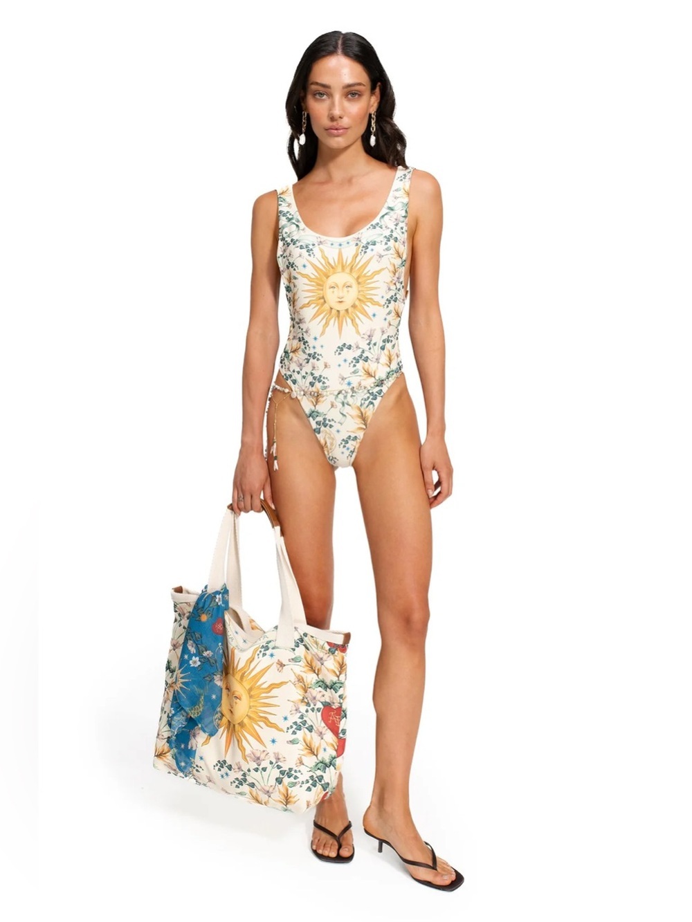 Agua Bendita Nader Yara One Piece Swimsuit reversible ring side swim